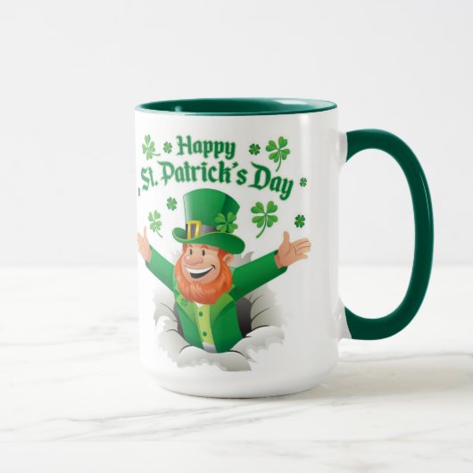 Gelukkige St. Patrick's Dag kabouter  Mok (Rechts)