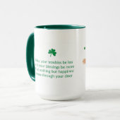 Gelukkige St. Patrick's Dag kabouter  Mok (Voorkant links)