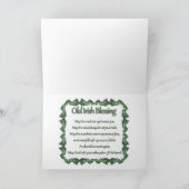 Gelukkige St. Patrick's dag katten wenskaart Kaart (Binnen)