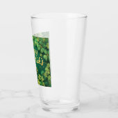 Gelukkige St. Patrick's Dag Klaverdag Ontwerp Glas (Links)