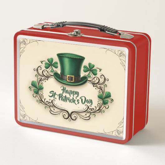 Gelukkige St. Patrick's Dag Klaverontwerp (Voorkant)