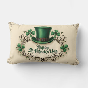 Gelukkige St. Patrick's Dag Klaverontwerp Kussen