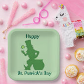 GELUKKIGE ST. PATRICKS DAG KOBOLD  PAPIEREN BORDJE (Feest)