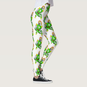 Gelukkige St. Patrick's Dag Konijn Broek Leggings