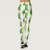 Gelukkige St. Patrick's Dag Konijn Broek Leggings (Achterkant)