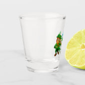 Gelukkige St. Patrick's Dag Leprechaun Regenboog  Shot Glas (Links)