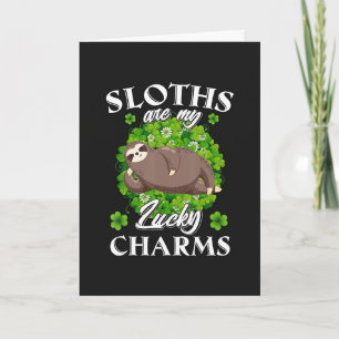 Gelukkige St. Patrick's Dag Luiaard Kaart