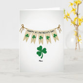 Gelukkige St. Patrick's Dag Moeder Kaart (Gele Bloem)