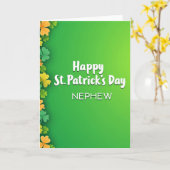 Gelukkige St. Patrick's Dag Neef Kaart (Gele Bloem)