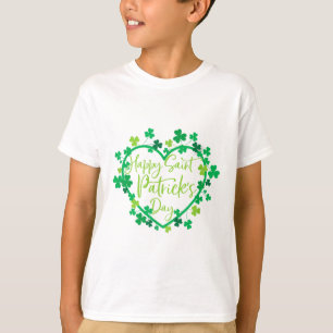 Gelukkige St. Patrick's Dag Shamrock Ierse Heilige T-shirt
