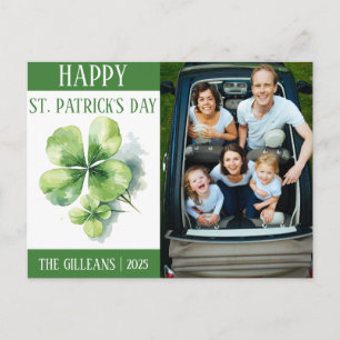 Gelukkige St. Patrick's dag Shamrocks familie 1 fo Feestdagenkaart
