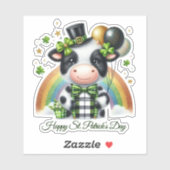 Gelukkige St. Patrick's Dag Sticker (Vel)