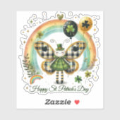 Gelukkige St. Patrick's Dag Sticker (Vel)