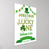 Gelukkige St. Patrick's Day 1e verjaardag welkom Folie Afdrukken (Laagn)