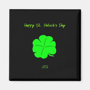 Gelukkige St. Patrick's Day 2 inch vierkante magne Magneet