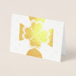 Gelukkige St. Patrick's Day aangepaste folie kaart