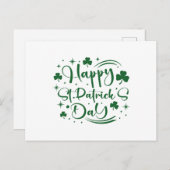 Gelukkige St Patrick's Day Briefkaart (Voorkant / Achterkant)