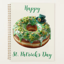 Gelukkige St. Patrick's Day Donut met Kabouterhoed Planner