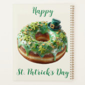 Gelukkige St. Patrick's Day Donut met Kabouterhoed Planner (Achterkant)