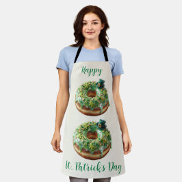 Gelukkige St. Patrick's Day Donut met Kabouterhoed Schort
