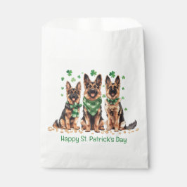 Gelukkige St. Patrick's Day Duitse herdershonden Bedankzakje
