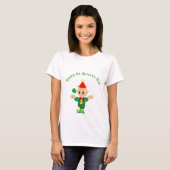 Gelukkige St. Patrick's Day Elf T-shirt (Voorkant volledig)