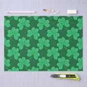 Gelukkige St. Patrick's Day feestelijke shamrocks Tissuepapier (Craft)