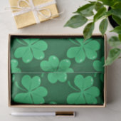 Gelukkige St. Patrick's Day feestelijke shamrocks Tissuepapier (Geschenk)