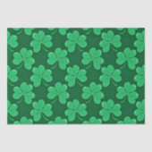 Gelukkige St. Patrick's Day feestelijke shamrocks Tissuepapier (Voorkant)