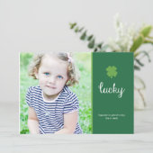 Gelukkige St. Patrick's Day-fotokaart Kaart (Staand voorkant)
