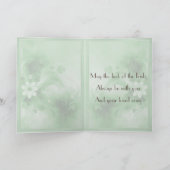 Gelukkige St Patrick's Day Geluk van de Ierse zege Kaart (Binnen)