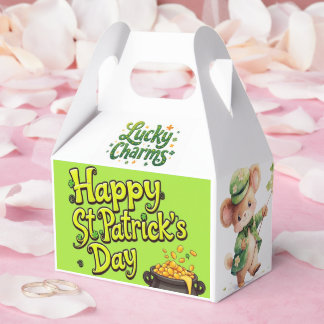 Gelukkige St Patrick's Day gunstbox Bedankdoosjes