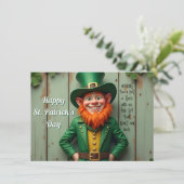 Gelukkige St. Patrick's Day Kabouter (Staand voorkant)