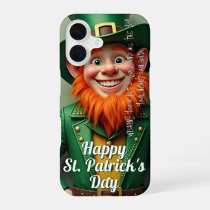 Gelukkige St. Patrick's Day Kabouter iPhone 16 Hoesje