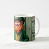 Gelukkige St. Patrick's Day Kabouter Koffiemok (Voorkant rechts)