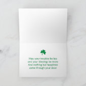 Gelukkige St. Patrick's Day katten Kaart (Binnen)