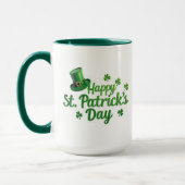 Gelukkige St. Patrick's Day Katten Mok (Links)