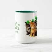 Gelukkige St. Patrick's Day Katten Mok (Midden)