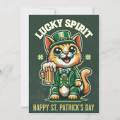 Gelukkige St. Patrick's Day Keltische Ierse Lucky Feestdagenkaart (Voorkant)