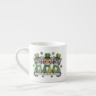 Gelukkige St. Patrick's Day Kittens-47474 Espresso Kop