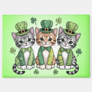 Gelukkige St. Patrick's Day Kittens-47474 Magneet