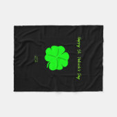 Gelukkige St. Patrick's Day kleine fleece deken (Voorkant (Horizontaal))