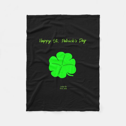 Gelukkige St. Patrick's Day kleine fleece deken (Voorkant)