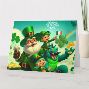 Gelukkige St. Patrick's Day kleurrijk Kaart