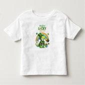 Gelukkige St. Patrick's Day Krokodil Kinder Shirts (Voorkant)