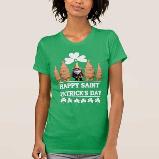 'Gelukkige St. Patrick's Day, Leprechaun' T-shirt (Voorkant)
