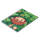 Gelukkige St. Patrick's Day Shamrocks Puzzel Notitieboek (Linkerzijde)