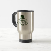 Gelukkige St. Patrick's Day Tumbler Reisbeker (Voorkant links)
