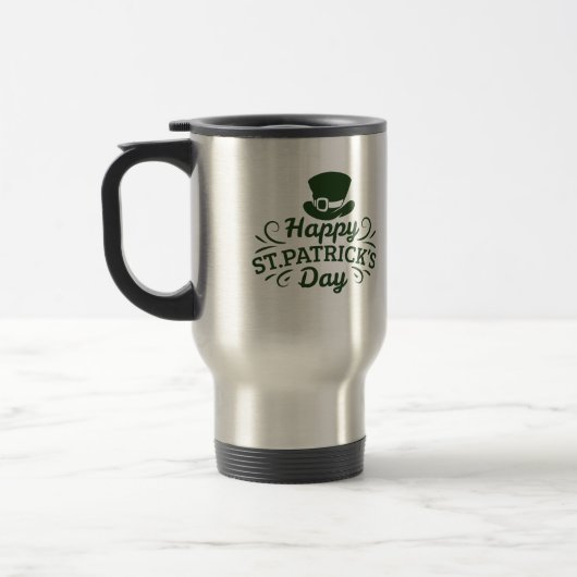 Gelukkige St. Patrick's Day Tumbler Reisbeker (Links)