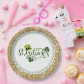 Gelukkige St. Patrick's Day, vakantieontwerp, Papieren Bordje (Feest)